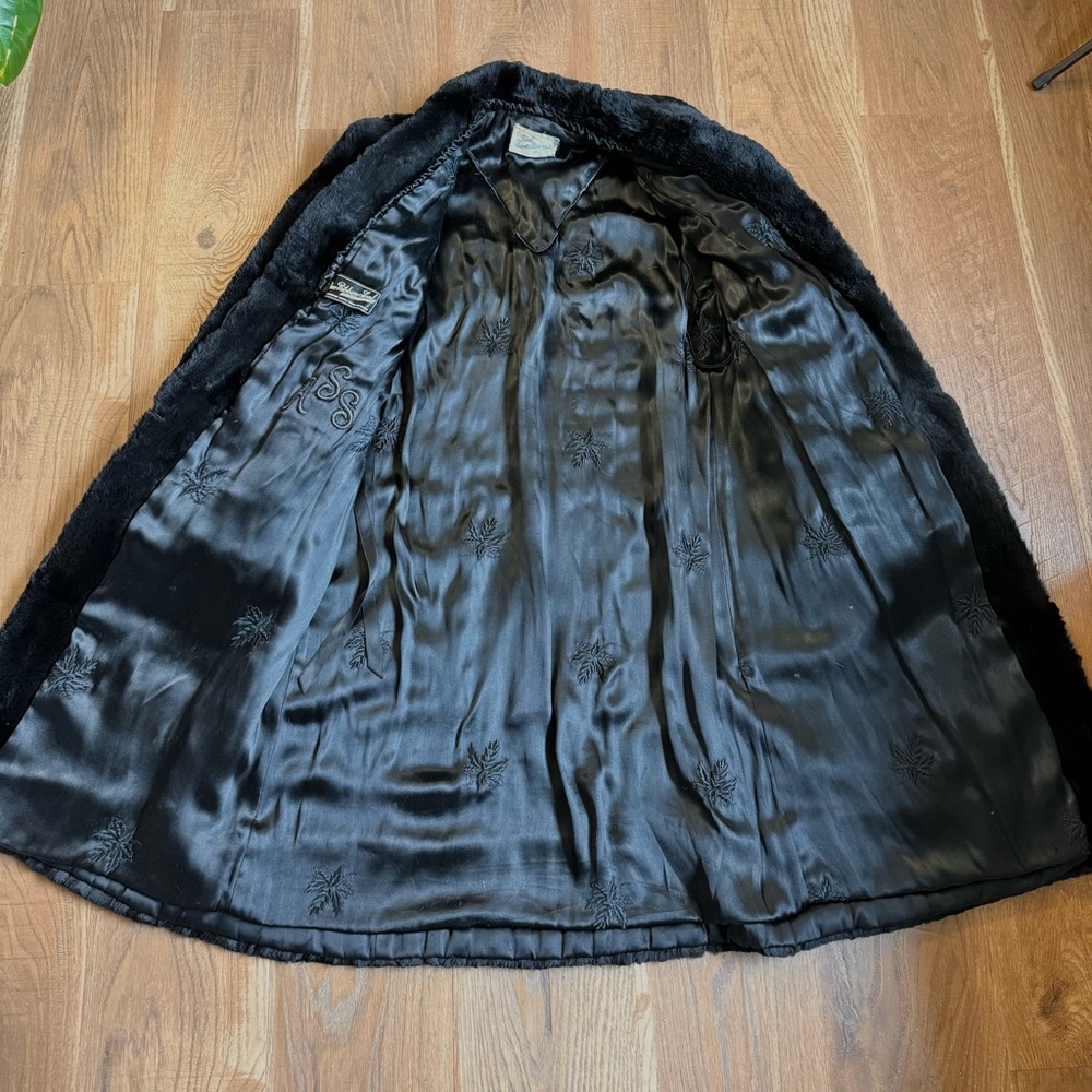 Antique Vintage 1920s 20s Flapper Real Fur Opera Coat - Picture 8 of 12